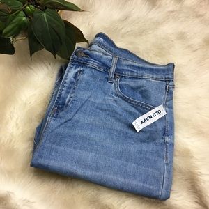 Old Navy The Power Jean AKA Perfect Straight Ankle Jeans Light Wash Size 16